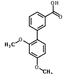 CAS#: 728919-16-2, 2',4'-Dimethoxy-3-biphenylcarboxylic acid