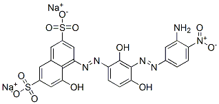 CAS#: 72894-23-6, 4-[[3-[(3-Amino-4-Nitrophenyl) Azo]-2,4-Dihydroxyphenyl]Azo]-5-Hydroxy-2,7-Naphthalenedisulfonic Acid Disodium Salt