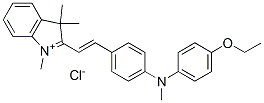 CAS#: 72894-24-7, 2-[2-[4-[(4-Ethoxyphenyl)Methylamino]Phenyl]Vinyl]-1,3,3-Trimethyl-3H-Indolium Chloride