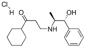 CAS#: 72913-80-5, 1-Cyclohexyl-3-[[(1R,2S)-1-Hydroxy-1-Phenylpropan-2-Yl]Amino]Propan-1-One Hydrochloride