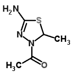 CAS#: 72926-03-5, 1-(5-Amino-2-methyl-1,3,4-thiadiazol-3(2H)-yl)ethanone