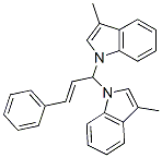 CAS#: 72953-47-0, 3-Methyl-1-[(E)-1-(3-Methylindol-1-Yl)-3-Phenylprop-2-Enyl]Indole