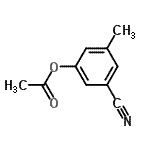 CAS#: 729613-60-9, 3-Cyano-5-methylphenyl acetate
