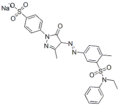 CAS#: 72968-72-0, Sodium 4-[4-[3-(Ethyl-Phenylsulfamoyl)-4-Methylphenyl]Diazenyl-3-Methyl-5-Oxo-4H-Pyrazol-1-Yl]Benzenesulfonate
