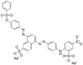 CAS#: 72986-60-8, Disodium 5-[4-[(4-Nitro-2-Sulfonatophenyl)Amino]Phenyl]Diazenyl-8-(4-Phenylsulfonyloxyphenyl)Diazenylnaphthalene-2-Sulfonate