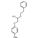 CAS#: 72987-59-8, 2-(4-Methylphenoxy)-1-(2-phenylethoxy)ethanol