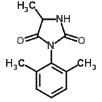 CAS 登录号：72998-95-9， 3-(2,6-二甲基苯基)-5-甲基-2,4-咪唑烷二酮