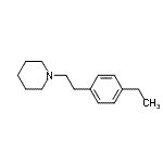 CAS#: 730912-76-2, 1-[2-(4-Ethylphenyl)ethyl]piperidine