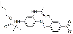 CAS 登录号：73157-51-4， 2-[[5-[[(2R)-3-丁氧基-2-甲基-3-氧代丙基]氨基]-2-(2-氯-4-硝基苯基)偶氮苯基]氨基]乙酸