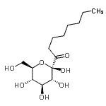 CAS#: 73175-03-8, 1-C-Octanoyl-beta-D-glucopyranose