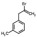 CAS#: 731772-18-2, 1-(2-Bromo-2-propen-1-yl)-3-methylbenzene