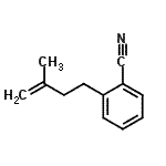 CAS#: 731772-68-2, 2-(3-Methyl-3-buten-1-yl)benzonitrile
