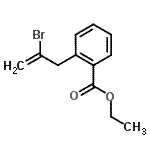 CAS 登录号：731772-80-8， 乙基2-(2-溴-2-丙烯-1-基)苯甲酸酯