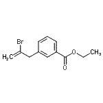 CAS 登录号：731772-86-4， 乙基3-(2-溴-2-丙烯-1-基)苯甲酸酯