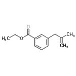 CAS 登录号：731772-88-6， 乙基3-(2-甲基-2-丙烯-1-基)苯甲酸酯