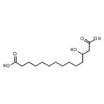 CAS#: 73179-89-2, 3-Hydroxytetradecanedioic acid