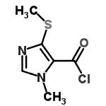 CAS#: 73187-14-1, 1-Methyl-4-(methylsulfanyl)-1H-imidazole-5-carbonyl chloride