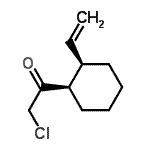 CAS 登录号：73193-06-3， 2-氯-1-[(1R,2R)-2-乙烯基环己基]乙酮