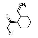 CAS 登录号：73193-07-4， 2-氯-1-[(1R,2S)-2-乙烯基环己基]乙酮
