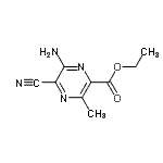 CAS#: 73198-32-0, Ethyl 6-amino-5-cyano-3-methyl-2-pyrazinecarboxylate