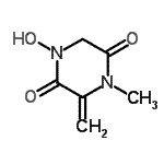 CAS#: 73198-67-1, 1-Hydroxy-4-methyl-3-methylene-2,5-piperazinedione