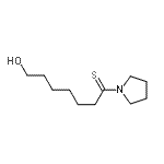 CAS#: 73200-14-3, 7-Hydroxy-1-(1-pyrrolidinyl)-1-heptanethione