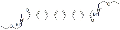 CAS#: 73206-30-1, 2-Ethoxyethyl-[2-[4-[4-[4-[2-(2-Ethoxyethyl-Dimethylazaniumyl)Acetyl]Phenyl]Phenyl]Phenyl]-2-Oxoethyl]-Dimethylazanium Dibromide