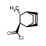 CAS 登录号：73208-90-9， (1S,2S,3R,4R)-3-甲基双环[2.2.2]辛-5-烯-2-甲酰氯