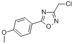 CAS 登录号：73217-31-9， 3-(氯甲基)-5-(4-甲氧基苯基)-1,2,4-恶二唑