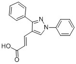 CAS 登录号：73221-47-3， 3-(1,3-二苯基-1H-吡唑-4-基)-丙烯酸