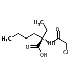 CAS 登录号：732225-29-5， N-(氯乙酰基)-2-乙基-L-正亮氨酸