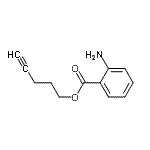 CAS 登录号：732231-18-4， 4-戊炔-1-基2-氨基苯甲酸酯