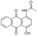 CAS 登录号：7323-62-8， 1-乙酰氨基-4-羟基蒽醌