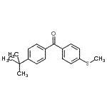 CAS 登录号：73242-05-4， [4-(2-甲基-2-丙基)苯基][4-(甲硫基)苯基]甲酮