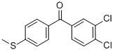 CAS#: 73242-10-1, 3,4-Dichloro-4'-(Methylthio)Benzophenone