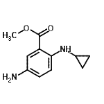CAS 登录号：732942-24-4， 甲基5-氨基-2-(环丙基氨基)苯甲酸酯