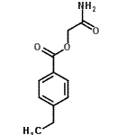 CAS#: 733019-48-2, 2-Amino-2-oxoethyl 4-ethylbenzoate
