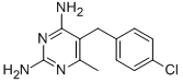CAS#: 7331-23-9, 5-((4-Chlorophenyl)Methyl)-6-Methyl-2,4-Pyrimidinediamine 