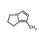 CAS#: 7331-59-1, 7-Methyl-2,3-dihydro-1H-pyrrolizine