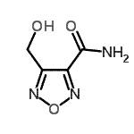 CAS 登录号：73314-63-3， 4-(羟基甲基)-1,2,5-恶二唑-3-甲酰胺