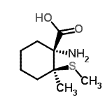 CAS#: 73371-95-6, (1R,2S)-1-Amino-2-methyl-2-(methylsulfanyl)cyclohexanecarboxylic acid