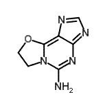 CAS 登录号：733714-60-8， 7,8-二氢[1,3]恶唑并[2,3-i]嘌呤-5-胺