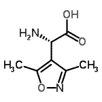 CAS 登录号：733716-51-3， (2S)-氨基(3,5-二甲基-1,2-恶唑-4-基)乙酸