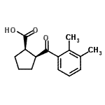 CAS#: 733740-17-5, (1R,2S)-2-(2,3-Dimethylbenzoyl)cyclopentanecarboxylic acid