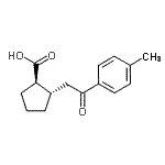 CAS#: 733740-54-0, (1R,2S)-2-[2-(4-Methylphenyl)-2-oxoethyl]cyclopentanecarboxylic acid