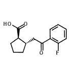 CAS#: 733740-69-7, (1R,2S)-2-[2-(2-Fluorophenyl)-2-oxoethyl]cyclopentanecarboxylic acid