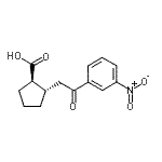 CAS#: 733740-77-7, (1R,2S)-2-[2-(3-Nitrophenyl)-2-oxoethyl]cyclopentanecarboxylic acid
