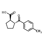 CAS#: 733740-81-3, (1R,2R)-2-(4-Methylbenzoyl)cyclopentanecarboxylic acid