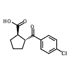 CAS#: 733741-02-1, (1R,2R)-2-(4-Chlorobenzoyl)cyclopentanecarboxylic acid