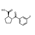 CAS#: 733741-04-3, (1R,2R)-2-(3-Fluorobenzoyl)cyclopentanecarboxylic acid